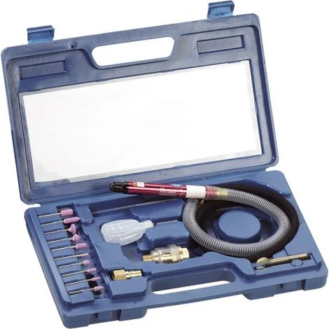 Fervi Microsmerigliatrice Flessibile Pneumatica Grigia 56000 RPM 3 mm
