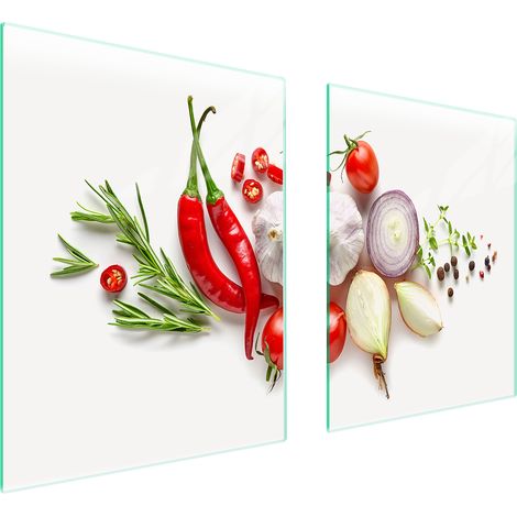PLACA PROTECTORA DE VIDRIO PARA ESTUFA 85x52 VERDURAS (1/5)