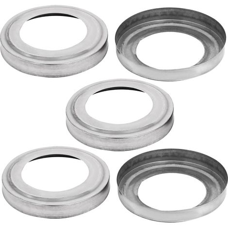 60mm Durchmesser 304 Edelstahl-Leiter-Handlauf-Handlauf-Pfosten-Platten-Abdeckung 5pcs (1/2)