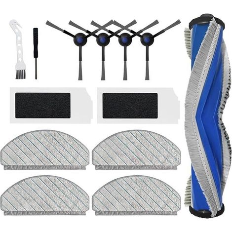 Ricambi per aspirapolvere Ecovacs DEEBOT N20 plus / N20 / N20 PRO plus: rullo, spazzola laterale, filtro, panno per la pulizia (1/5)