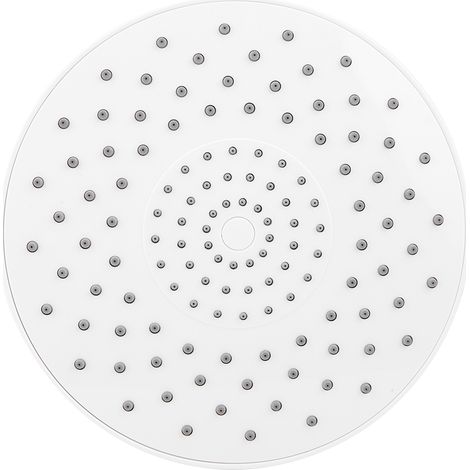 Plaque De Douche Ronde - Raccord G1/2 - Matériau ABS - Pression Haute - Pour Salle De Bain - 1 Pièce (1/5)
