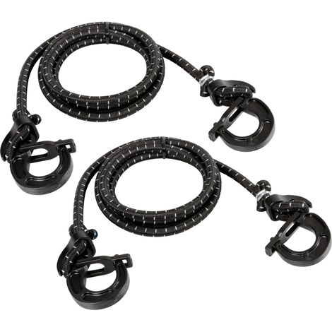 Uni-Flex, coppia corde elastiche regolabili con ganci di sicurezza (1/5)