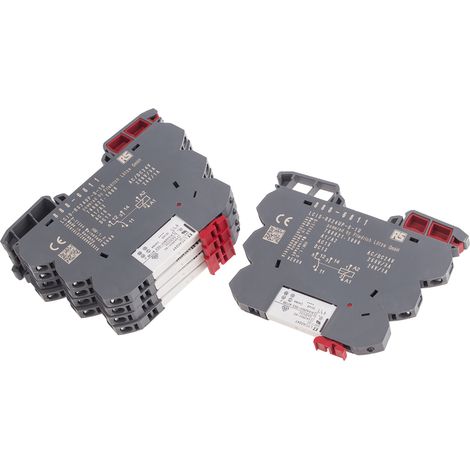 Module de relais d'interface 24V c.a. / V c.c., 1 RT, montage Rail DIN ( Prix pour Paquet de 5 )