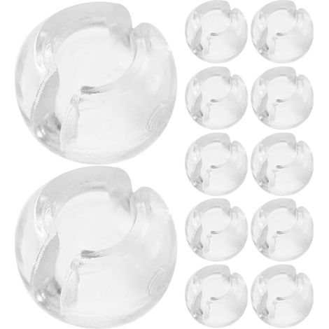 Butées transparentes en POM avec 20 perles de chaînette réglables pour stores enrouleurs et (1/5)