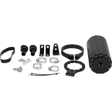 Kit de réservoir de récupération d'huile à chicanes pour voiture avec accessoire de montage RS-OCC020 Universel Noir (1/5)