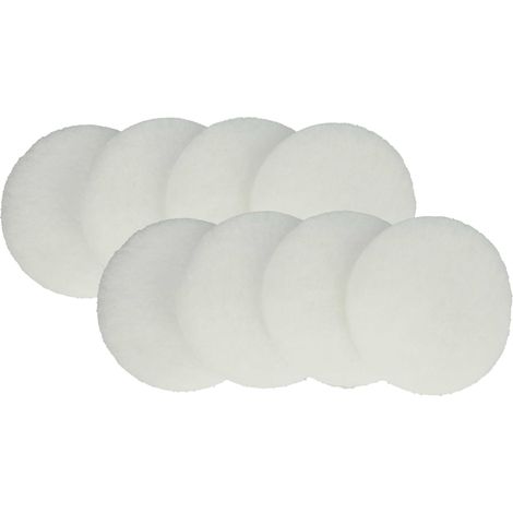 vhbw 8x Pollenfilter kompatibel mit Zehnder ComfoSpot Twin40 Lüftungsgerät - Luftfilter Weiß