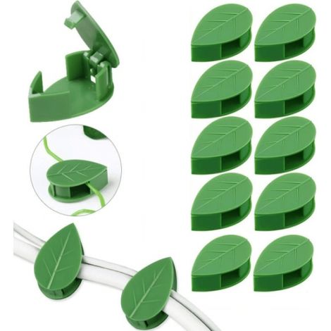 Filiyano-Supports adhésifs pour plantes - Clips invisibles intelligents pour plantes (lot de 30) (1/5)