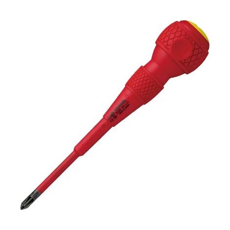 Tournevis Ball Grip Vde Isole 1000V Pour Vis Pz Pz2X100Mm Vessel