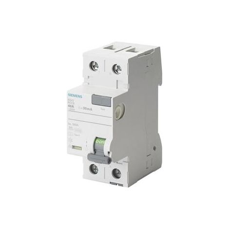 Siemens 5SV33126KK12 5SV3312-6KK12 Interruttore differenziale A 2 poli 25 A 0.03 A 230 V