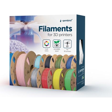 GEMBIRD FILAMENTO ABS VERDE, 1,75 MM, 1 KG