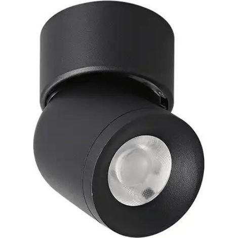 Spot LED Orientable 6W Noir pour Rail Magnétique Extra Plat MM30 - Blanc Chaud  - SILUMEN