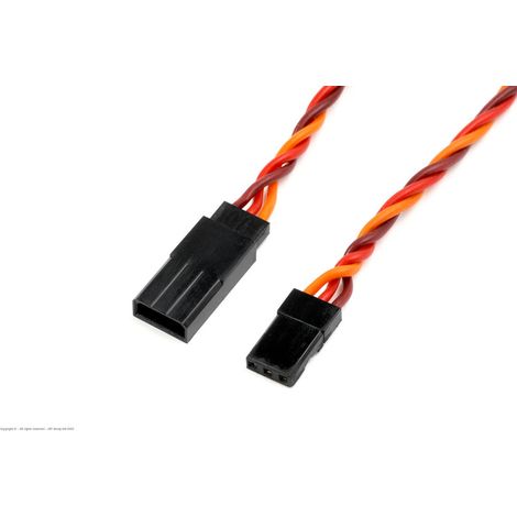 Revtec - Servo Extension Lead - Twisted - JR/Hitec - 22AWG / 60 Strands - 60cm - 1 pc