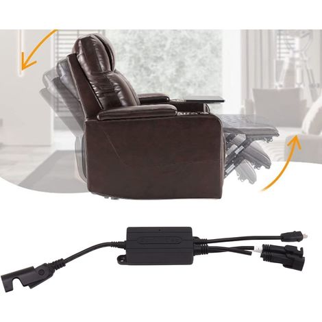 2,4-GHz-Funkfernbedienung für 29-V-Relax-Sessel, drahtlose Einzelmotorsteuerung (ABS, 242 g) (1/5)