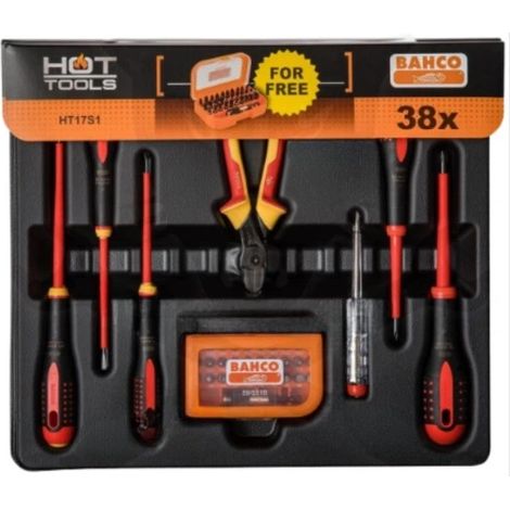 Juego de destornilladores aislados Bahco H17S1 Professional de 1000 V (1/2)