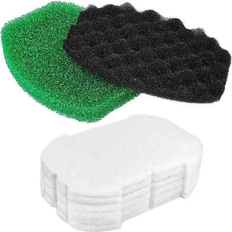 Kit d'entretien de 10 pièces pour filtre de bassin extérieur, pompe et filtre, fontaine à poissons (1/5)