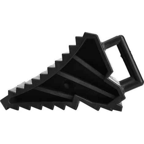 2 PCS bloc anti-dérapant Cales de Roue de Voiture Butées de Glissière ABS Plaquettes de Renversement Inversées (1/4)