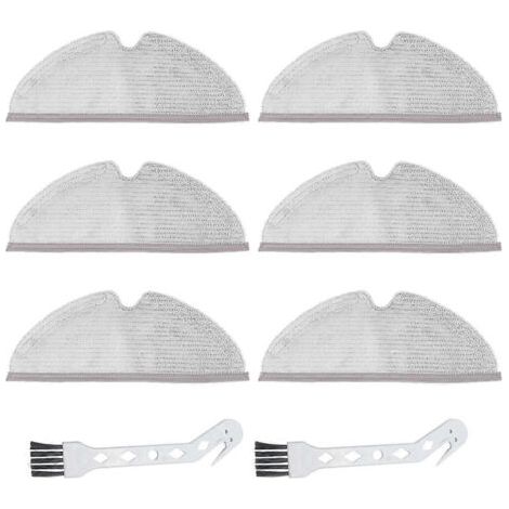 Compatible avec les accessoires pour aspirateur robot Roborock T8 et Q7MAX+ (chiffon, brosse, etc.).