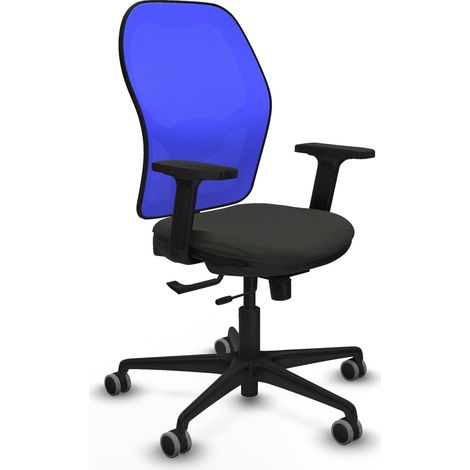 Chaise de bureau piqueras y crespo ergonomique bleu mousse (1/2)