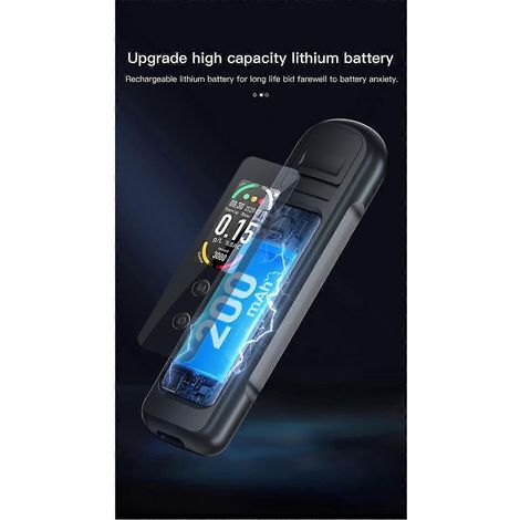 Sans alcool avec écran LED pour usage personnel blanc-- (1/5)