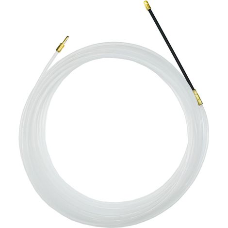 Tire-fil électrique - 10 m - Nylon Ø 3 mm - Spirale avec œillet et tête - Pour gaines ICTA (1/5)