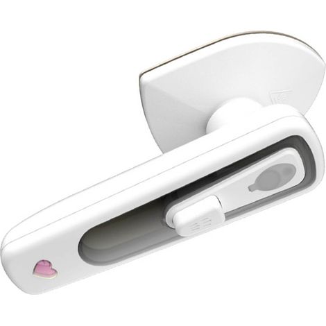 Mini-Dampfbügeleisen für Kleidung, kleiner Dampfglätter für Reisen und Zuhause, weiß, EU-Stecker (1/5)