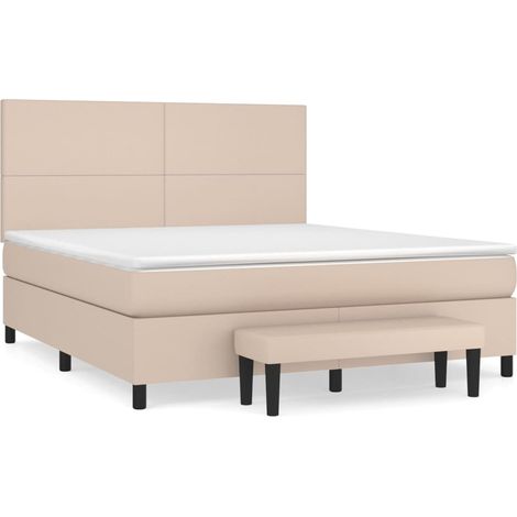 Maison Exclusive - Boxspringbett Matratze Cappuccino-Braun 160x20 (1/5)