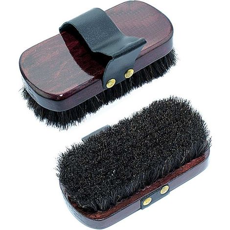 Petite brosse douce rectangulaire avec poils naturels (1/3)