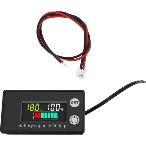 1Pc Moniteur de Puissance Véhicule Électrique Instrument Moniteur avec Ligne pour Motos Électriques Voiturettes de Golf Voitures Voitures de Tourisme Navires 61.3x33.3x13.5mm (1/5)