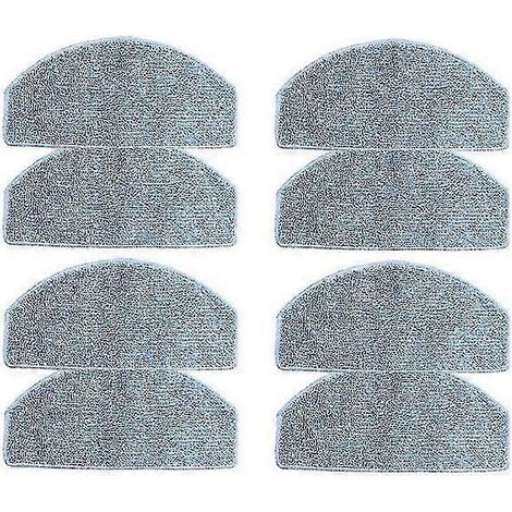 Lot de 8 pièces de rechange compatibles avec l'aspirateur robot Laresar Evol 3 : accessoires et lingette de nettoyage. (1/5)