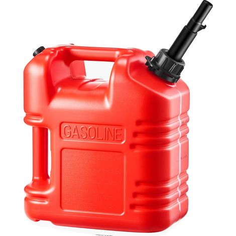 Contenitore per carburante, capacità 2,5 galloni, design a prova di perdite, 2,5 galloni (1/2)