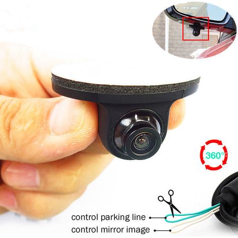 Caméra de recul avant et latérale HD 12V Mini CCD Coms avec vision nocturne à 360° (1/5)