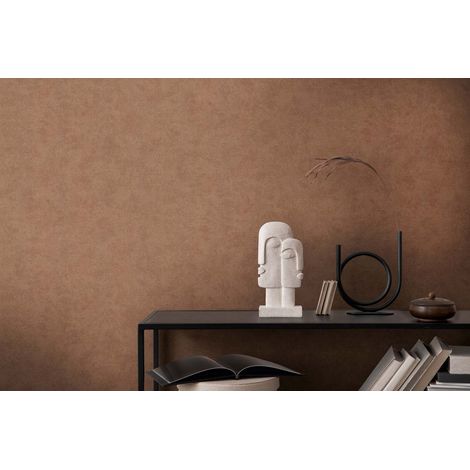 Papier peint Uni Marron French Affair A.S. Création (1/4)