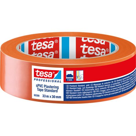 tesa SPVC 60399-00000-01 Putzband tesa® Professional Orange (L x B) 33 m x 30 mm 1 St. (1/2)