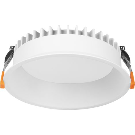 Forlight Jet - LED-Einbaustrahler mit Neutralweiß 4000K. Durchmesser 8.5cm. Gehäuse aus Aluminium. Innenbereich IP54. Farbe Weiß