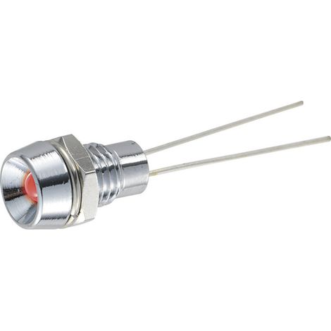 TRU COMPONENTS TC-R9-1612, RED LED-Signalleuchte Rot Rote Streuscheibe 20 mA (1/2)