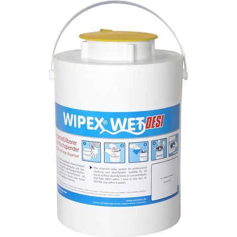 WIPEX NORDVLIES WET Feuchttuchspender, gelb Kunststoff (1/3)