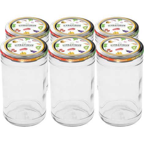 Botes esterilizables de 1 L ø100mm Pack de 6 - La Práctica