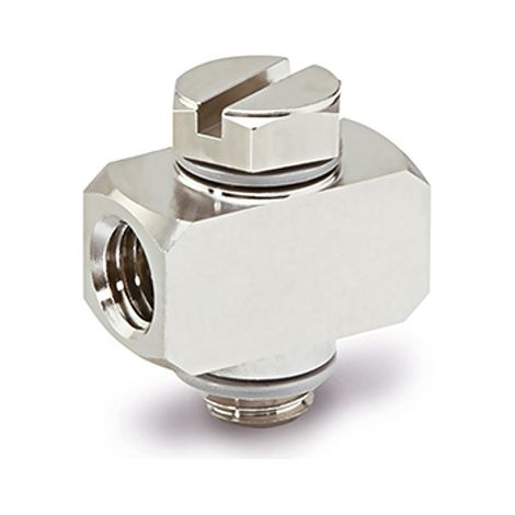 Raccord coudé SMC MS vers Mâle M5 Femelle M5 ( Prix pour Sachet de 10 )