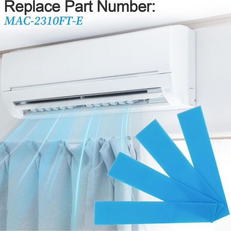 Filtres en coton compatibles avec les climatiseurs Mitsubishi MAC-2310FT-E (MSY-GE24NA / MSY-GL24 / MSY-GL24NA-U1), lot de 10. (1/4)