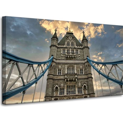 Lienzo impreso Arquitectura Puente de Inglaterra 100x60cm