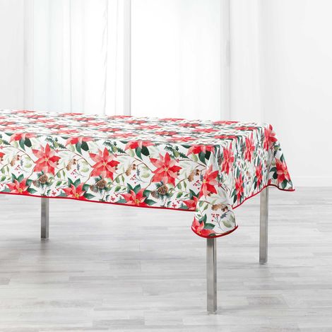Nappe 140x240cm Rosier blanc (1/2)