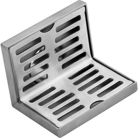Drain Latéral, Drain de Douche en Acier Inoxydable 304, Drainage de Lissage Rapide pour Salle de Bain (pour Tuyau de 50 mm (avec Bague d'étanchéité)) (1/5)
