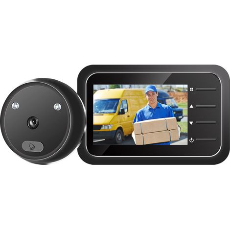 Caméra Judas avec Moniteur LCD 2,4 Pouces,Sonnette Vidéo Numérique sans Fil (1/5)
