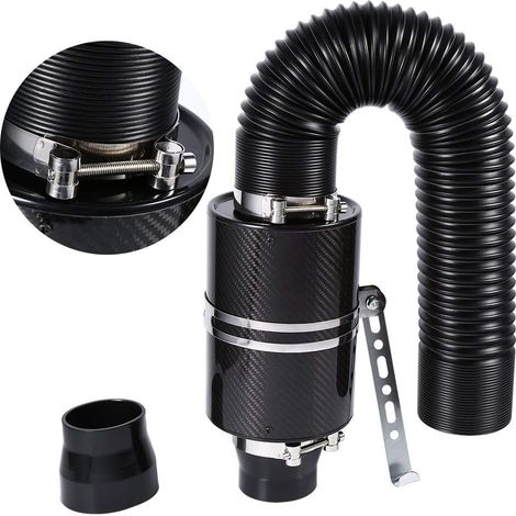 Intake Induction Filter,Carbon Fiber Air Filter Shell for Cars for Trucks (1/5)