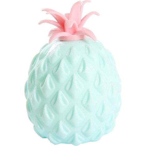 Boule Anti-Stress Ananas en TPR pour Détente et Fête Cadeau d'Anniversaire