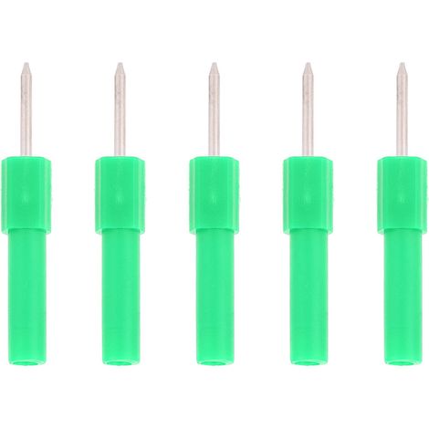 5-teiliges Set Isolationsprüfspitzen mit 4-mm-Bananenstecker für Multimeter, grün (1/5)