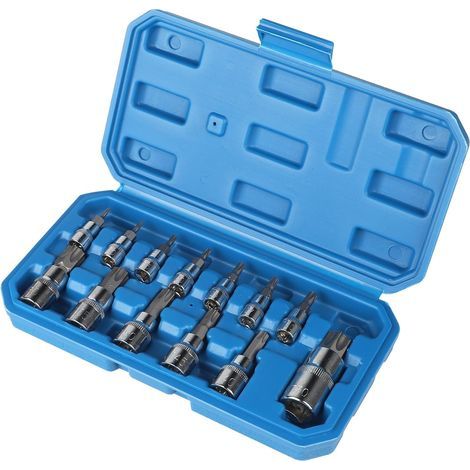 Douille Torx Male 1/2'', 1/4'', 3/8'', Embout Torx 6 Pans T8 T10 T15 T20 T25 T27 T30 T40 T45 T50 T55 T60 T70, Douille Allen (1/5)