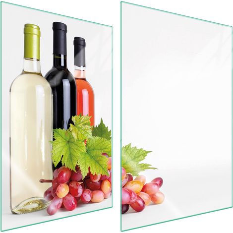 Assiette de protection en verre pour la cuisine, 2x35x52, pour vin (1/5)