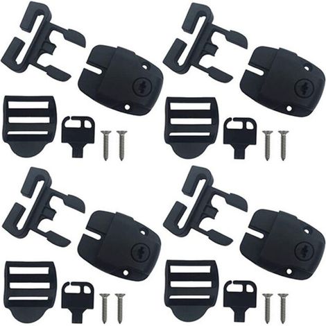 Kit de réparation de loquet de remplacement, pince de couvercle de spa, Kit de verrouillage à Clip de couvercle de spa (1/4)