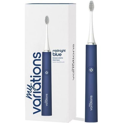My Variations ® Schallzahnbürste - 1 Monat Akkulaufzeit - 5 Modi - 2 Minuten Timer - USB-C - Nachtblau